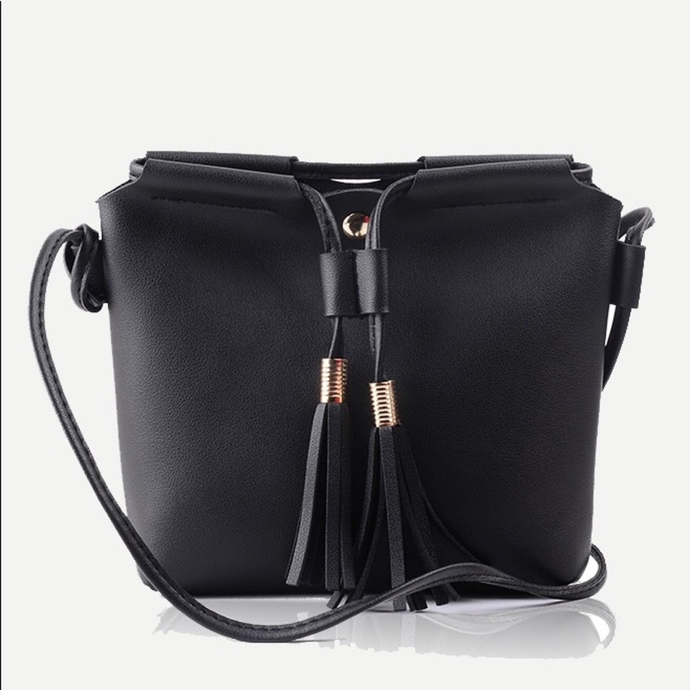 Tassel Detail Crossbody Bag